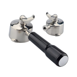 Siebträger mit Doppelauslauf 4Barista 51 mm – De’Longhi Dedica (schwarzer Griff)