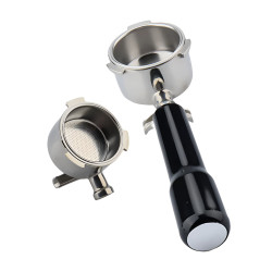 Siebträger mit Doppelauslauf 4Barista 51 mm – De’Longhi Dedica (schwarzer Griff)