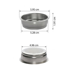 Einzelner Portafilter Korb 51 mm (7–9 g)