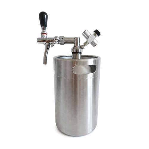 Nitro Cold Brew 5-Liter-Minifass aus Edelstahl 4Barista
