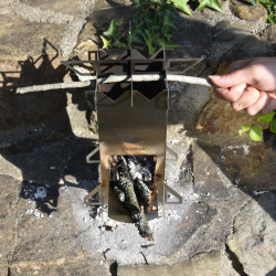 Faltbarer rocket stove