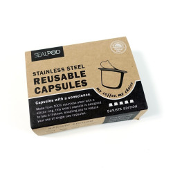 nespresso edelstahl kapsel