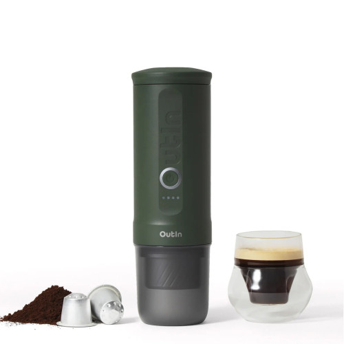OutIn Nano 2 (Forest green) - Reisekaffeemaschine