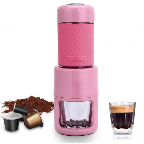 Reisekaffeemaschine Staresso (rosa)
