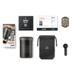 Wacaco Prestina (coal black) – ein tragbarer Kaffeebereiter