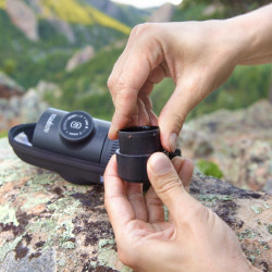Mobile Kaffeemaschine Wacaco Nanopresso (schwartz) + weiche Kapsel