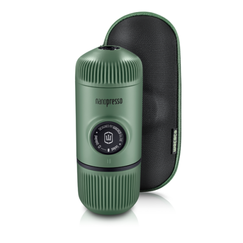 Mobile Kaffeemaschine Wacaco Nanopresso (grün) + harte Kapsel